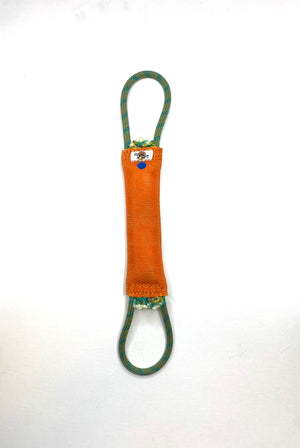 1.5" x 10" single jacket Firehose Tug with double rope Loop handle